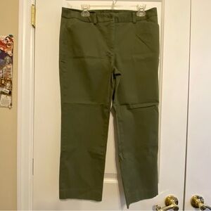 Olive Green Stretch Pants